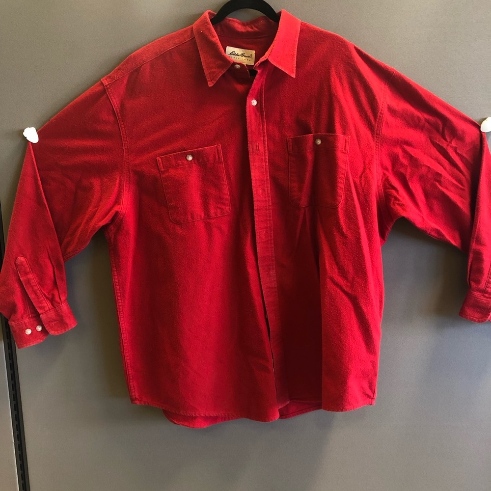 Vintage Red Eddie Bauer shacket